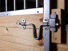 Close up of the included slide latch with the Pro-Line horse stall front