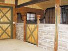 Custom Tuscany Stalls with Cross buck design