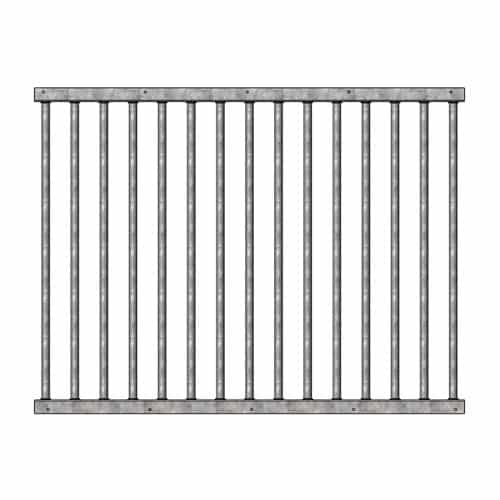 48" Essex Grillwork Section Kit, Galvalume
