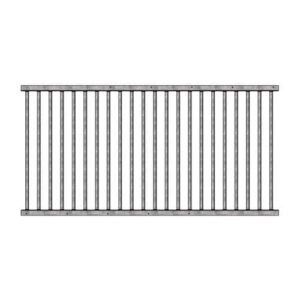 72" Essex Grillwork Section Kit, Galvalume