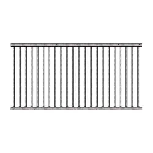 72" Essex Grillwork Section Kit, Galvalume