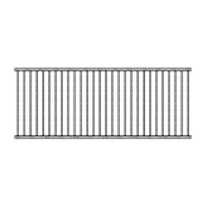 91" Essex Grillwork Section Kit, Galvalume