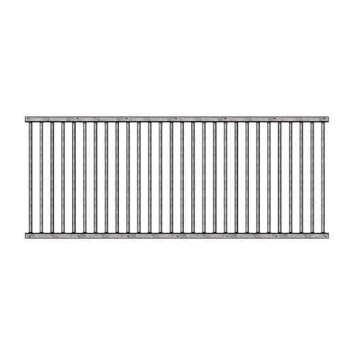 91" Essex Grillwork Section Kit, Galvalume