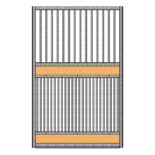 Dublin Full Grill Door