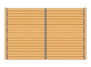 10' or 12' Solid Stall Partition Kit
