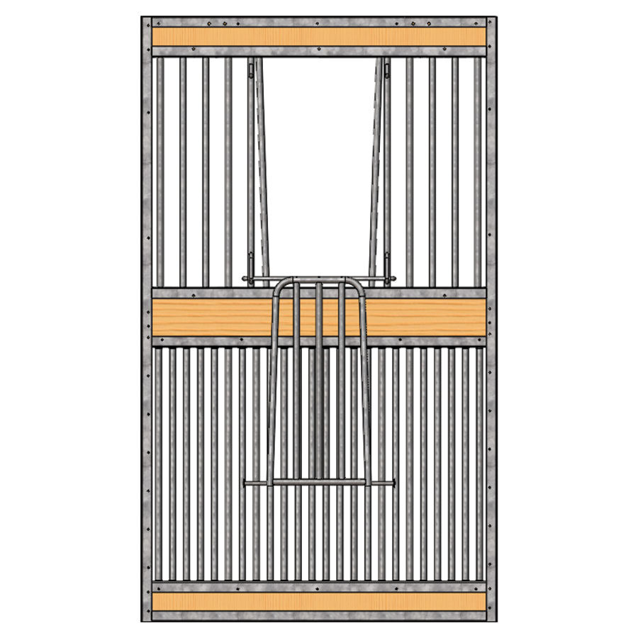 Essex Full Grill V-Door Kit, Galvalume