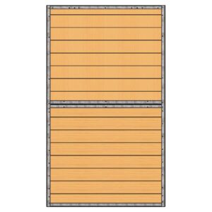 Essex Solid Door Kit, Galvalume
