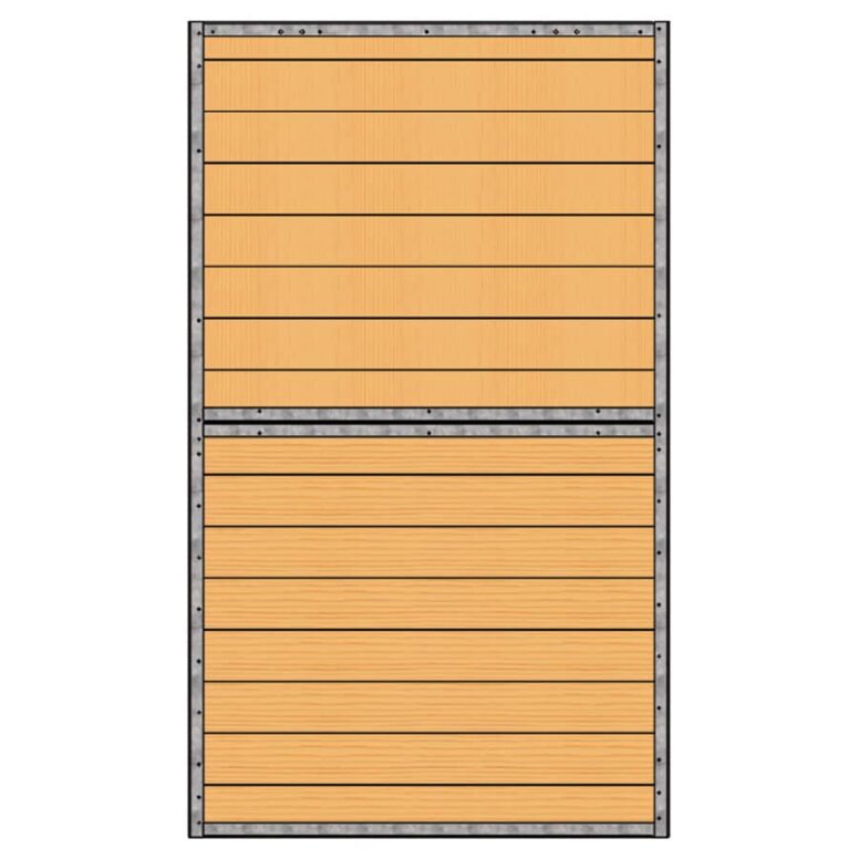 Essex Solid Door Kit, Galvalume
