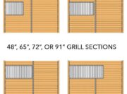 Essex 10' or 12' Privacy Partition Kit, Galvalume