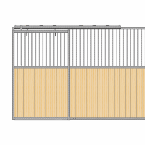 Dublin Stall Front w/ Grill Top Door