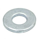 1/4" Flat Washer, Zinc-Plated