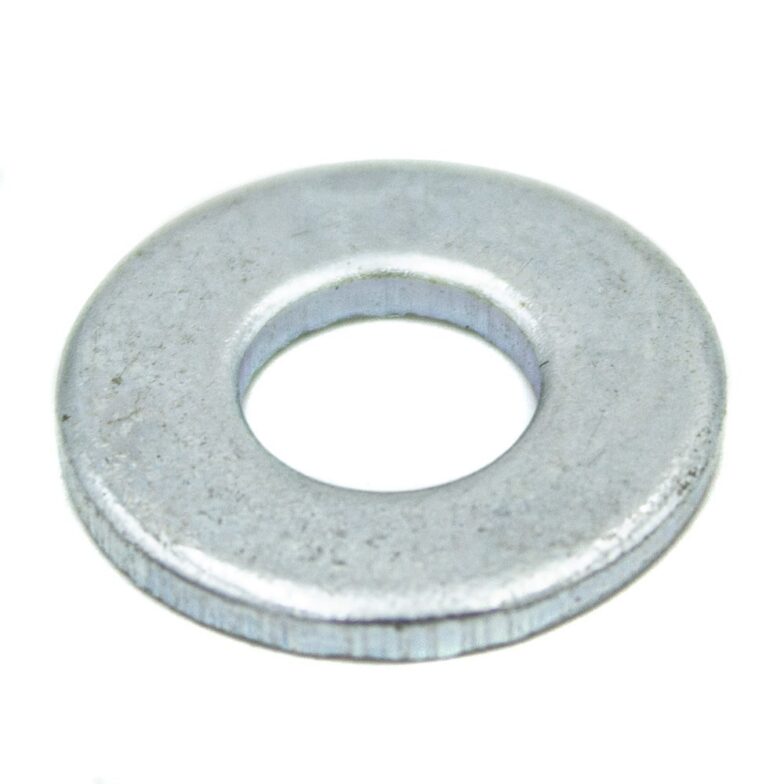 1/4" Flat Washer, Zinc-Plated