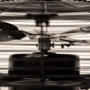 Enclosed motor on 18 inch agricultural basket fan