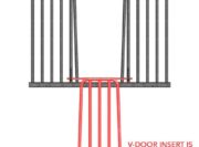 48" Welded V-Door Grill Section