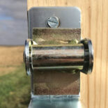 silver bolt for 1-way locking latch