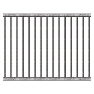 48" Welded Grillwork Section