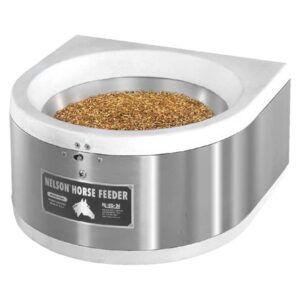 Nelson 540se Wall Mount Feeder with Removable Bowl, Stainless Steel