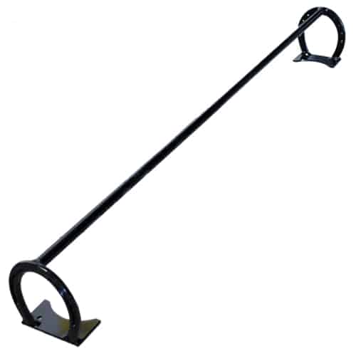 41" Horseshoe Blanket Bar, Powder-Coated Black