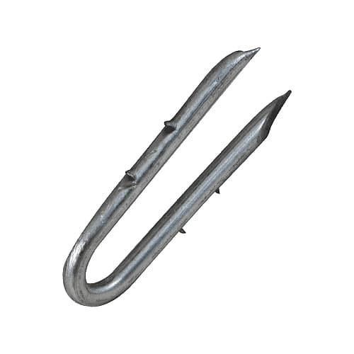 2" Extra-Wide Barbed Staples, 1-Pound (46), Galvanized