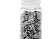 12.5-Gauge Crimp Sleeves, 100-Pack, Galvanized