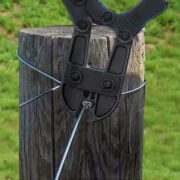 crimping tool in action closing a connector