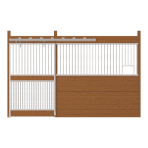 Cambridge Stall Front with Full Grill Door & Feed Opening