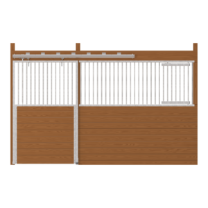 Cambridge Stall Front with Grill Top Door & Feed Door
