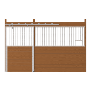 Cambridge Stall Front with Grill Top Door & Feed Opening