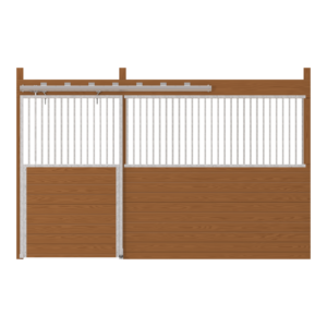 Cambridge Stall Front with Grill Top Door
