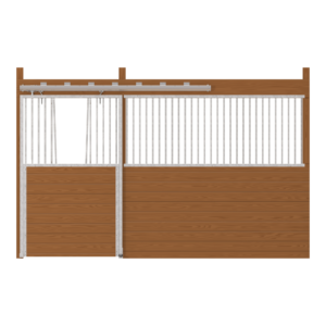 Cambridge Stall Front with V-Door