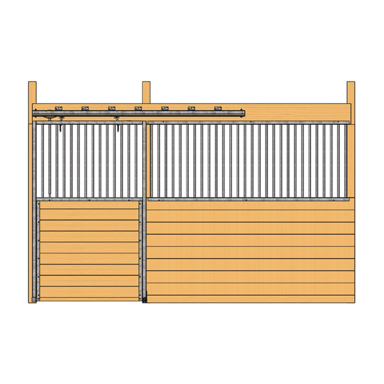 Horse Stall Welded Front Grill Top