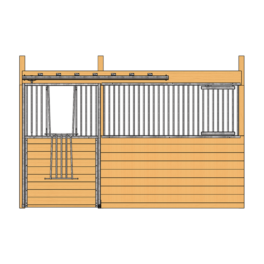 Cambridge Welded Front V-Door - Feed Door