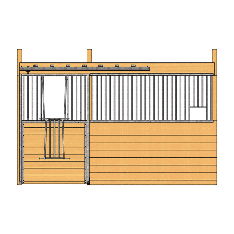 Cambridge Welded Front V-Door - Feed Opening