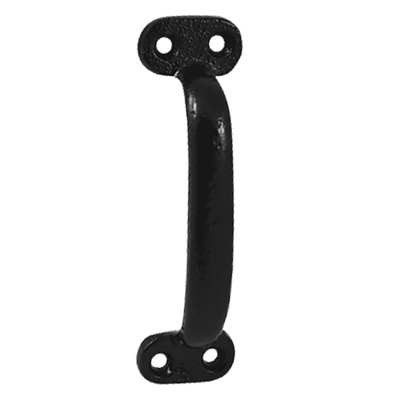 DLBH.jpg Cast Iron Barn Door Handle, Powder-Coated Black