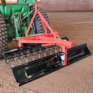 4' Track & Ring Conditioner, Powder-Coated Red