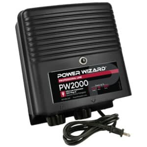 2.0-Joule, 110V Ultra-Low Impedance, Plug-In Fence Charger