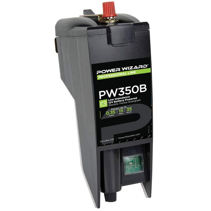 0.35-Joule, 12V Low Impedance, D-Cell Battery Fence Charger