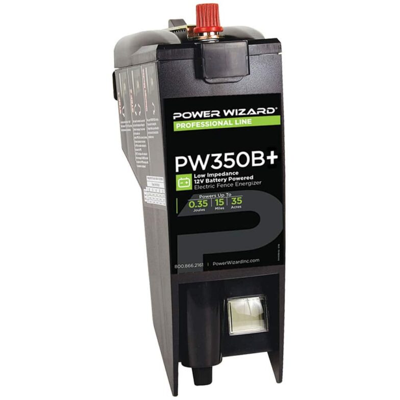 DSPW350Bplus_01.jpg 0.35-Joule, 12V Low Impedance, D-Cell Battery Fence Charger Plus