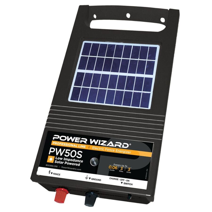 0.06 Joule, 6V Low Impedance, Solar Fence Charger