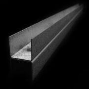 48" Double U-Channel for Essex Solid Doors, Galvalume