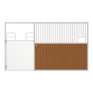 Dublin Left-Handed Stall Front with Full Mesh Swing Gate & Feed Opening Kit