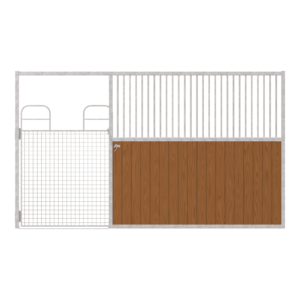 Dublin Left-Handed Stall Front with Full Mesh Swing Gate Kit