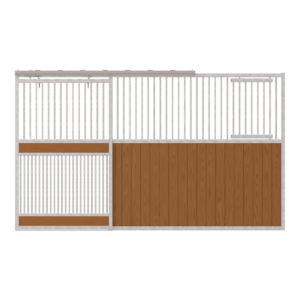 Dublin Left-Handed Stall Front with Full Grill Door & Feed Door Kit