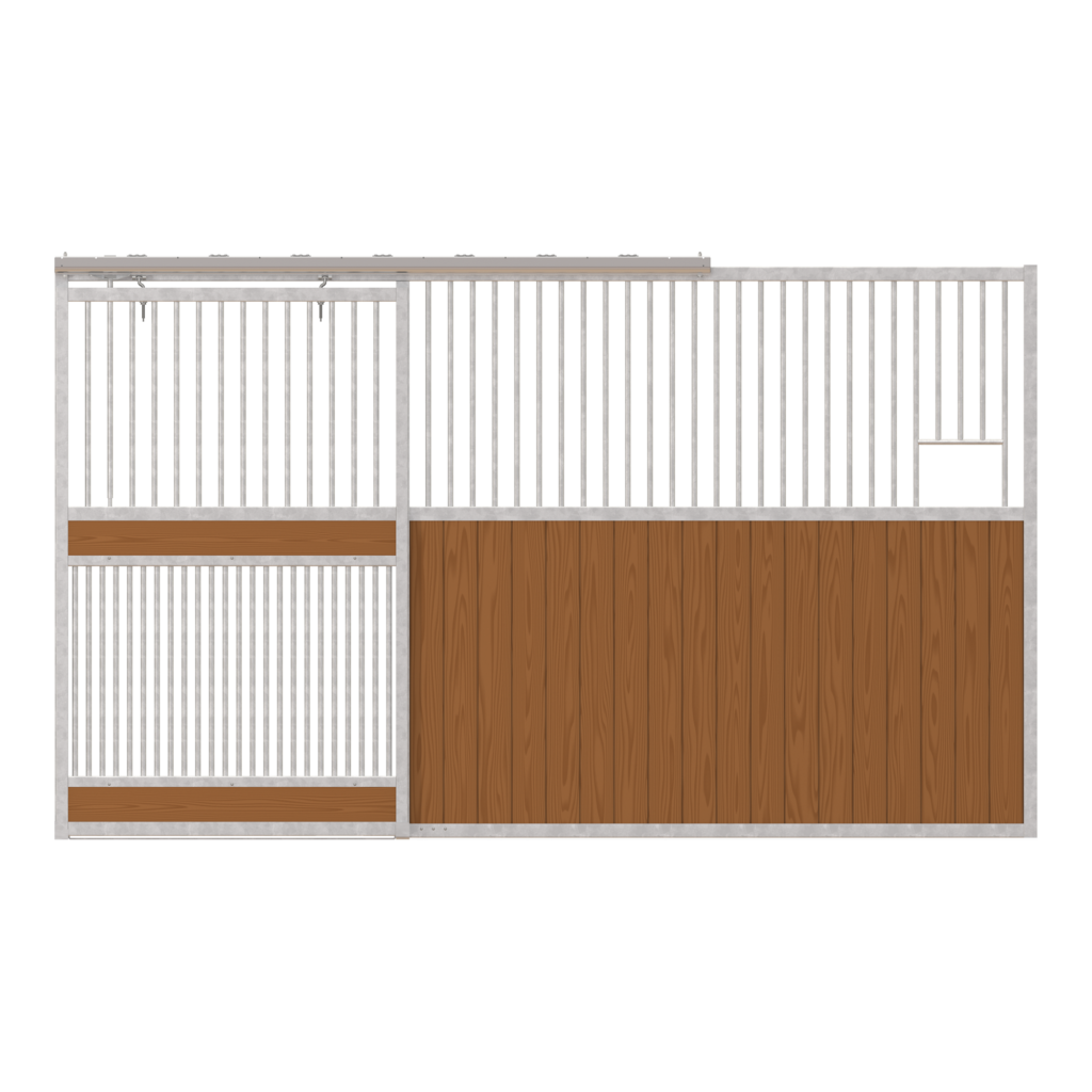 Dublin Left-Handed Stall Front with Full Grill Door & Feed Opening Kit
