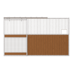 Dublin Left-Handed Stall Front with Full Grill Door & Feed Opening Kit