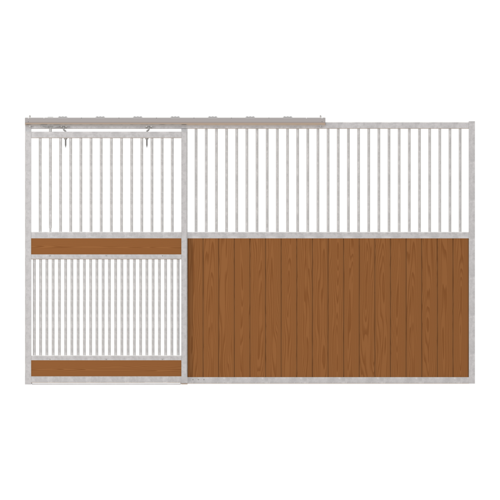 Dublin Left-Handed Stall Front with Full Grill Door Kit