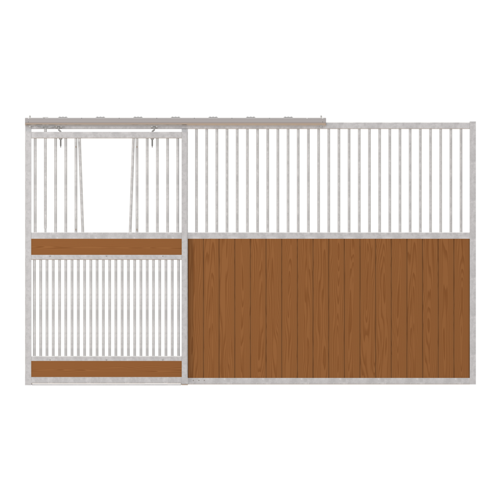 Dublin Left-Handed Stall Front with Full Grill V-Door Kit