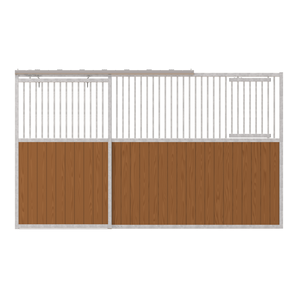 Dublin Left-Handed Stall Front with Grill Top Door & Feed Door Kit
