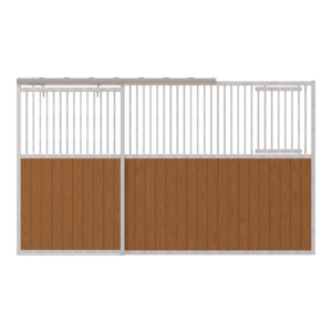 Dublin Left-Handed Stall Front with Grill Top Door & Feed Door Kit