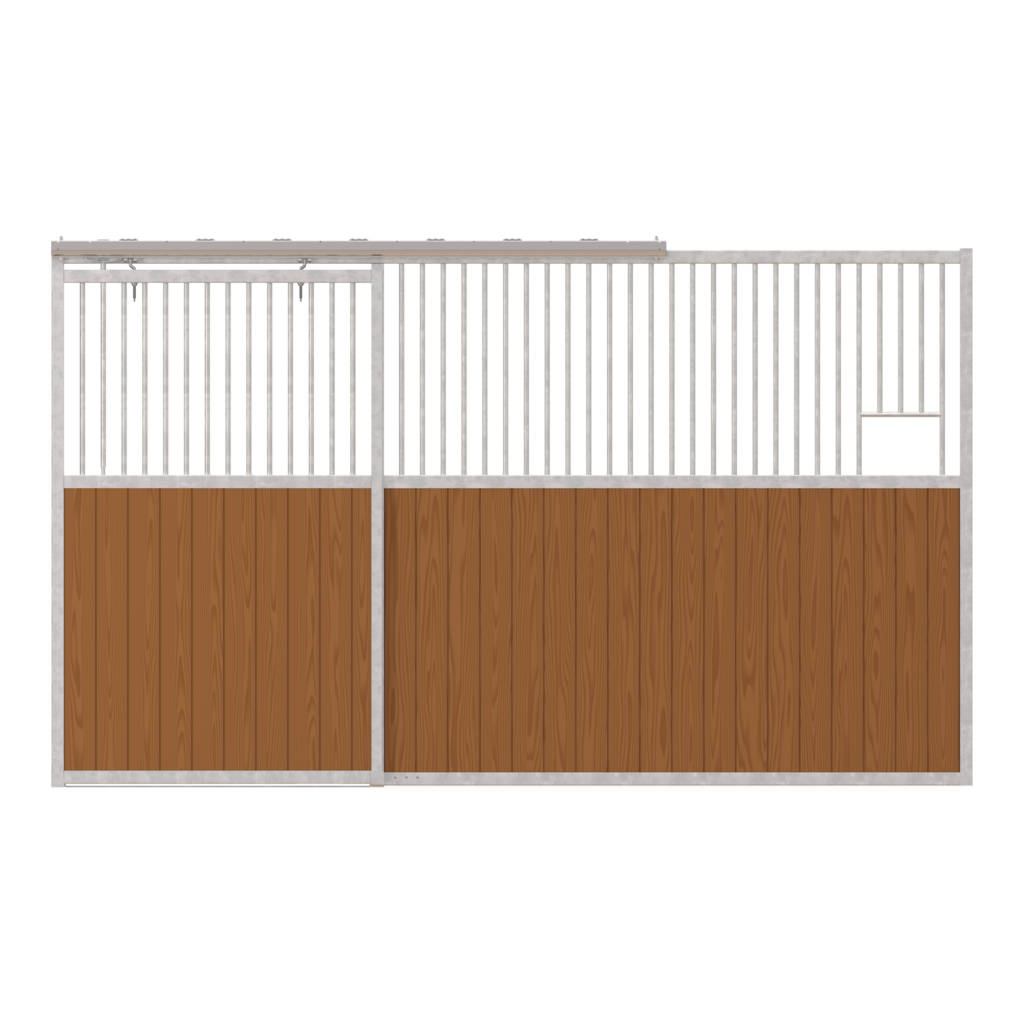 Dublin Left-Handed Stall Front with Grill Top Door & Feed Opening Kit